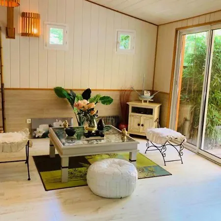 Mobil-home Avec Terrasse Et Salon De Jardin - Api-1-52-502 *